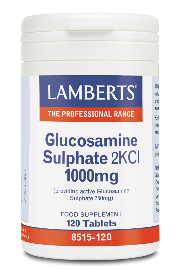 Lamberts Glucosamine Sulphate 2KCl 1000mg 120 Tabs