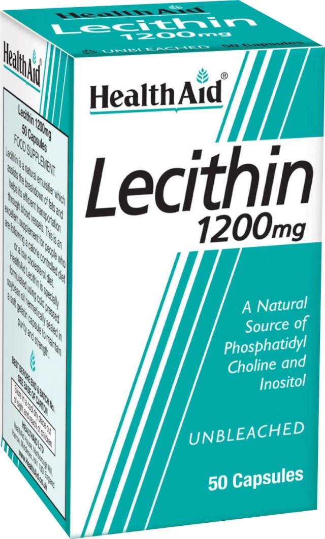 HEALTH AID LECITHIN 1200MG 50 CAPS