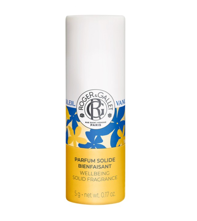 Roger&Gallet Vanille Soleil Parfum Solid Αναζωογονητικό Στερεό Άρωμα 5g