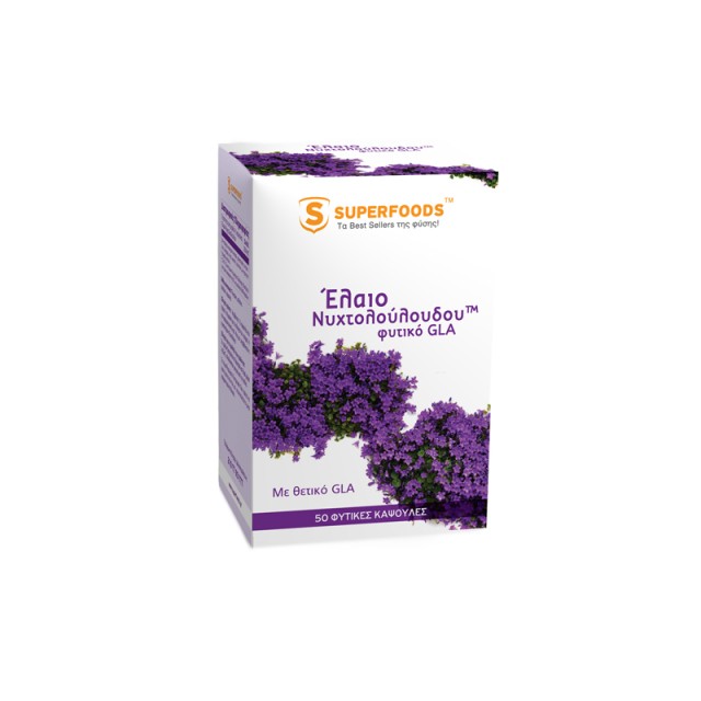 SUPERFOODS Έλαιο Νυχτολούλουδου 350 mg 50caps