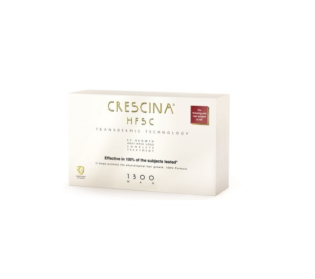 Crescina HFSC Transdermic Complete 1300 Μan For Thinning and Hair Subject to Fall 10+10x3,5ml