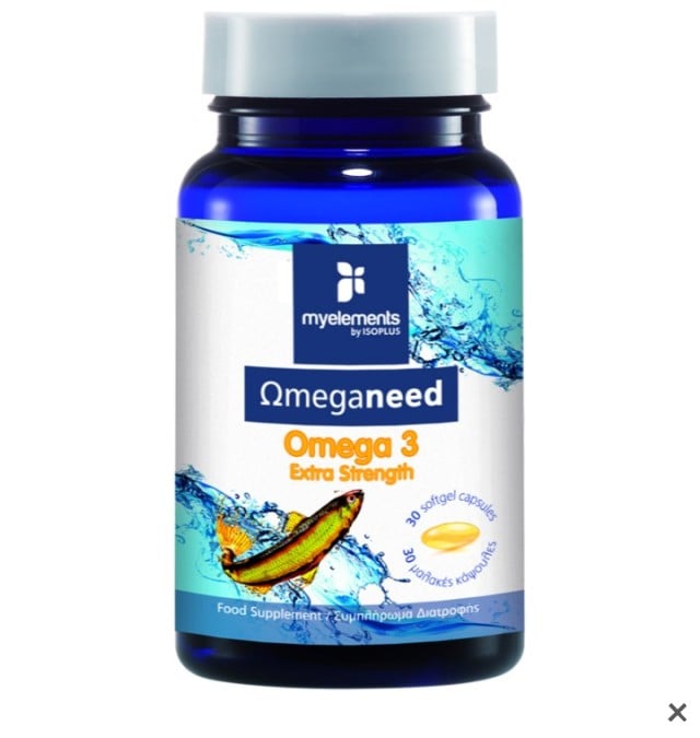 My Elements Ωmeganeed Omega 3 Extra Strength 30caps