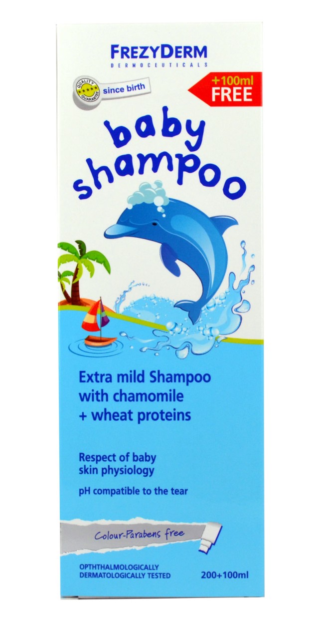 Frezyderm Baby Shampoo, Baby Shampoo 200ml + 100ml GIFT