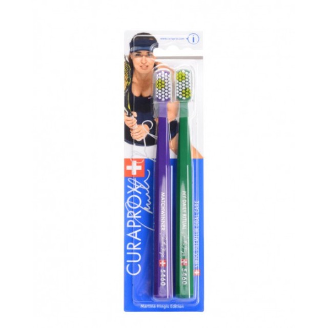 CURAPROX CS 5460 Ultra Soft Duo Pack by Martina Hingis Edition
