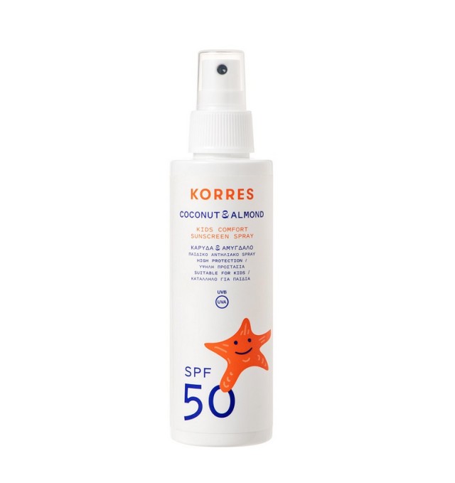 Korres Παιδικό Αντηλιακό Spray SPF50 Καρύδα & Αμύγδαλο 150ml