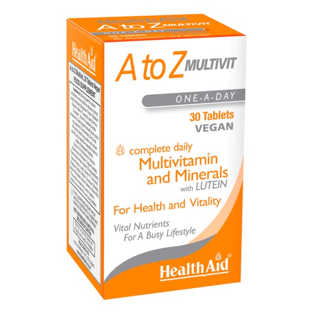 HEALTH AID A TO Z MULTIVIT - Lutein 30vetabs