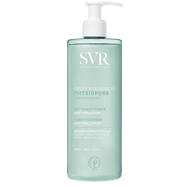 SVR Laboratoire Physiopure Anti-Pollution Foaming Gel Καθαριστικό Τζελ Προσώπου 400ml
