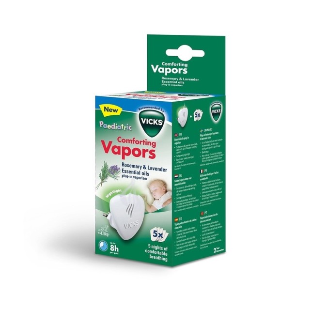 Vicks Comforting Vapors VH1700E Συσκευή με ταμπλέτες 1τμχ