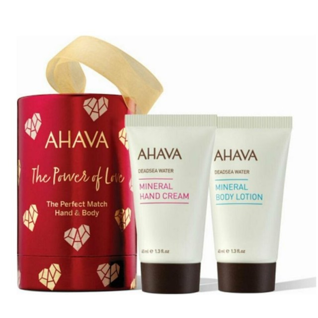 Ahava Set Mineral Hand Cream 40ml + Mineral Body Lotion 40ml