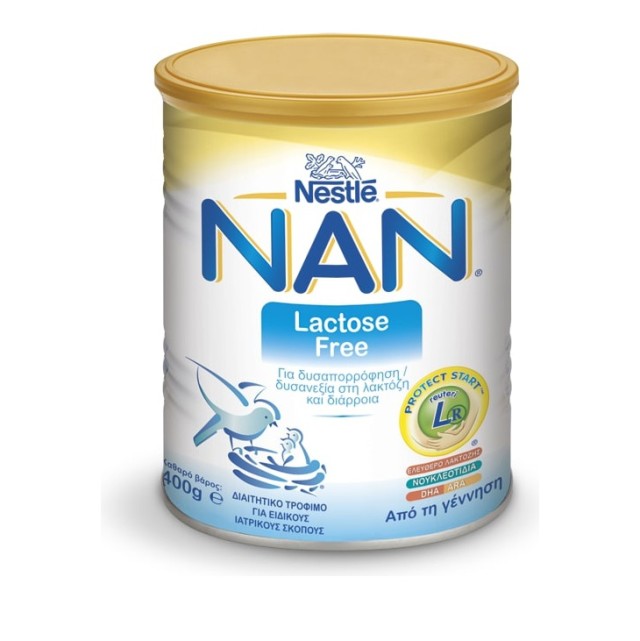 Nestle Nan Lactose Free Βρεφικό Γάλα σε Σκόνη από τη Γέννηση 400gr