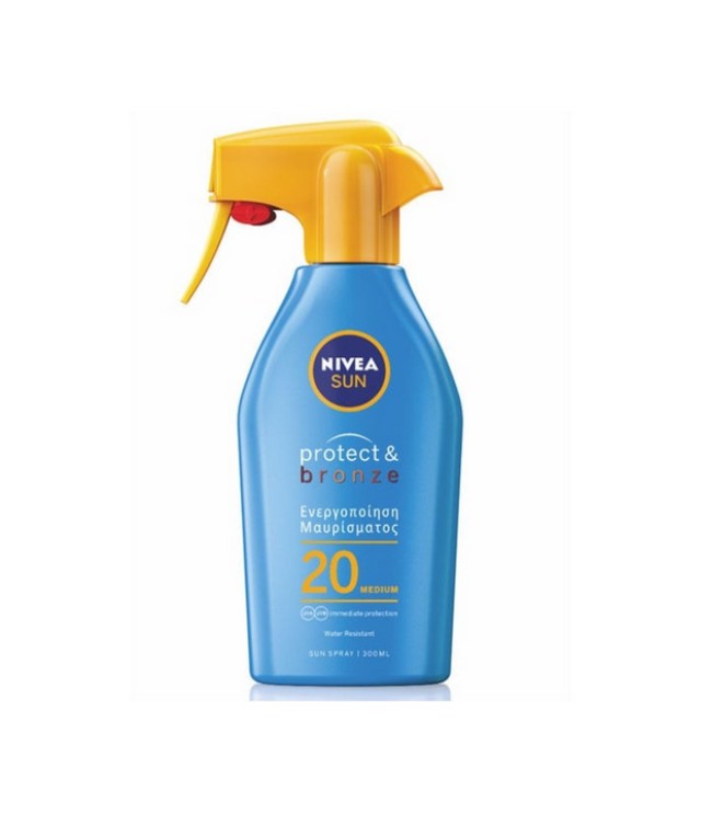 NIVEA SUN Protect & Bronze Trigger Spray SPF 20, 300ml