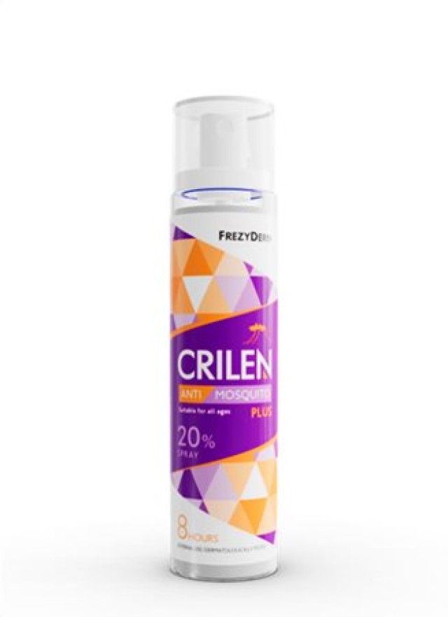 Frezyderm Crilen Anti Mosquito Plus 20% Άοσμο Εντομοαπωθητικό Σπρέι 100ml