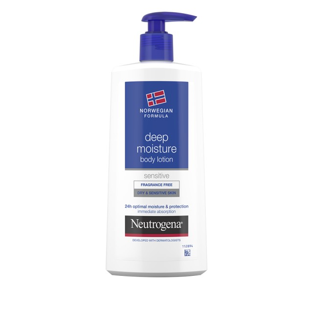 Neutrogena Deep Moisture Body Lotion Γαλάκτωμα Σώματος Βαθιάς Ενυδάτωσης 400ml