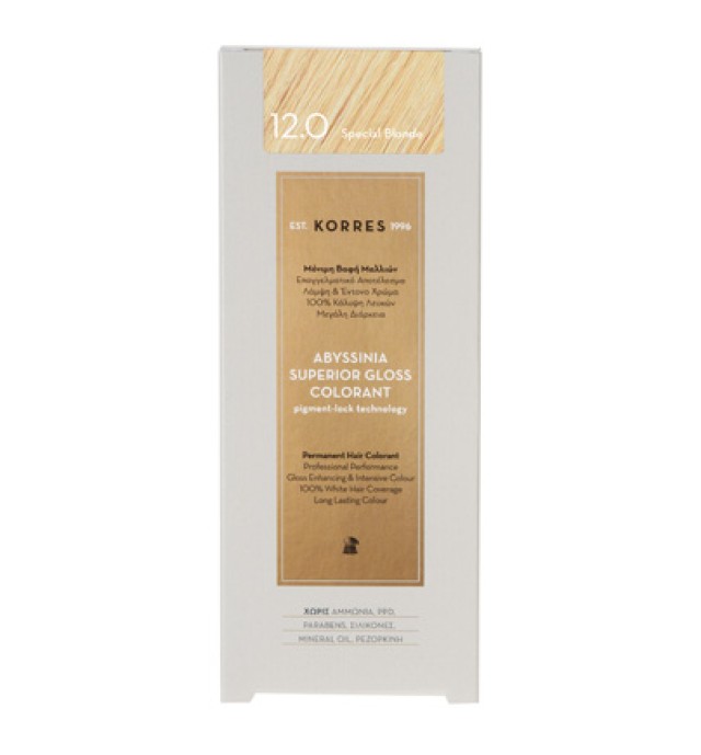 KORRES Abyssinia Superior Gloss Colorant 12.0 Special Blonde 50ml