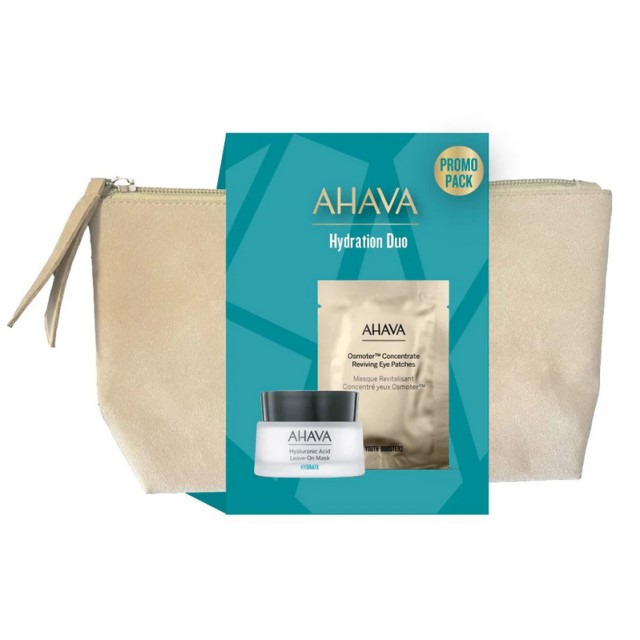 Ahava Set Hydration Duo Hyaluronic Acid Leave on Mask 50ml & Osmoter Eye Patches 1τμχ