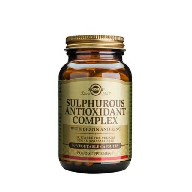 SOLGAR SULPHUROUS ANTIOXIDANT COMP. VEG.90S