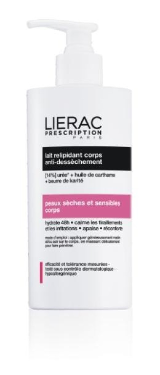 LIERAC LAIT RELIPIDANT CORPS ANTI-DESSECHEMENT 400ML