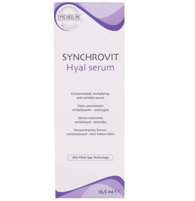 Synchroline Synchrovit Hyal Serum Αντιγηραντικό Serum Προσώπου με Υαλουρονικό Οξύ 16,5ml