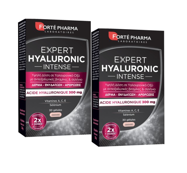 Forte Pharma Set Expert Hyaluronic Intense 300mg 2 x 30 κάψουλες