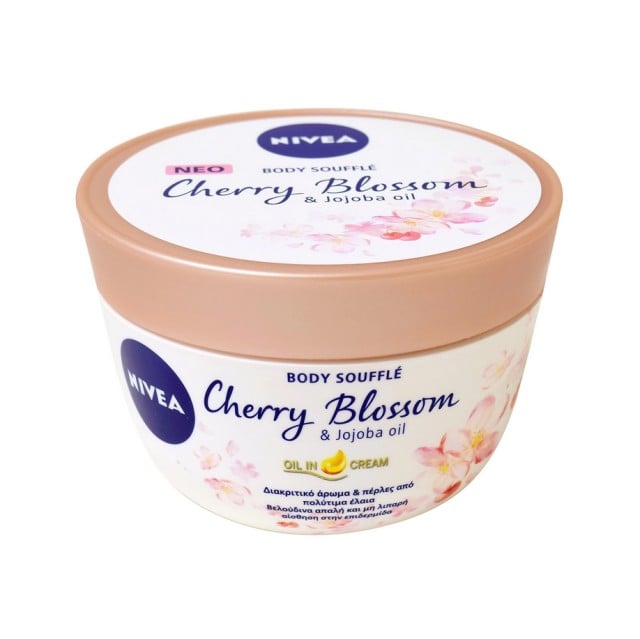 Nivea Body Souffle Cherry Blossom & Jojoba Oil, 200ml