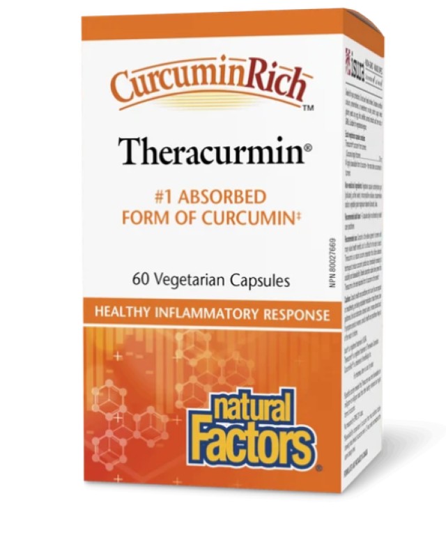 Natural Factors CurcuminRich Double Strength Theracurmin 30mg 60veg.caps