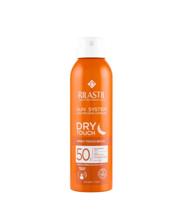 Rilastil Sun System Dry Touch SPF50+ Αντιηλιακό Γαλάκτωμα Spray 200ml
