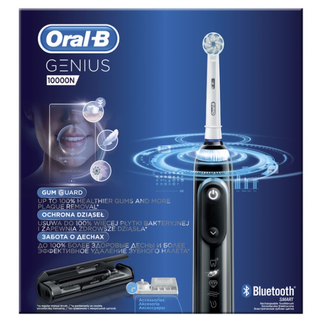 Oral-B Genius 10000N Black Ηλεκτρική Οδοντόβουρτσα 1τμχ