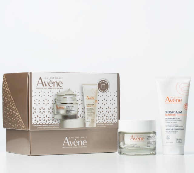 Avene Set Eau Thermale Hyaluron Activ B3 Cell Renewal Cream 50ml + Xeracalm Nutrition Moisturizing Lotion 100ml