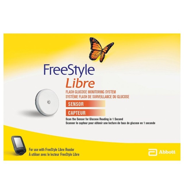 Abbott Freestyle Libre Flash Glucose Monitoring System Sensor Kit Αισθητήρας που Μετράει τη Γλυκόζη 1τμχ