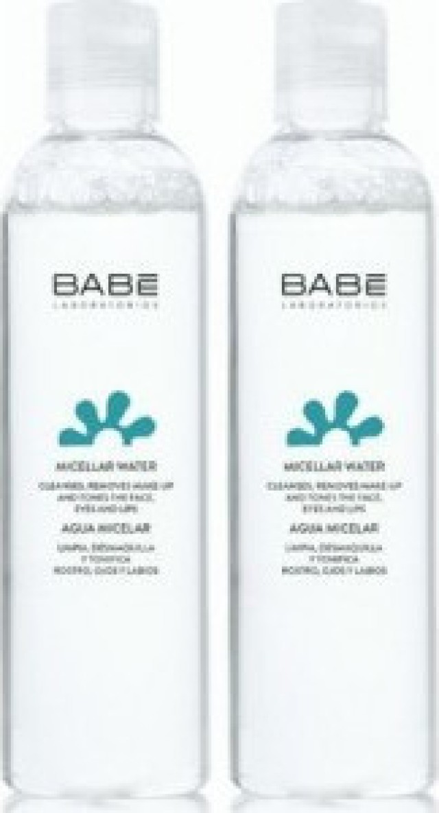 Babe Essentials Soothing Micellar Gel Μικυλλιακό Τζελ Καθαρισμού Προσώπου, 2 x 245ml - 50% Στο 2ο ΠΡΟΪΟΝ