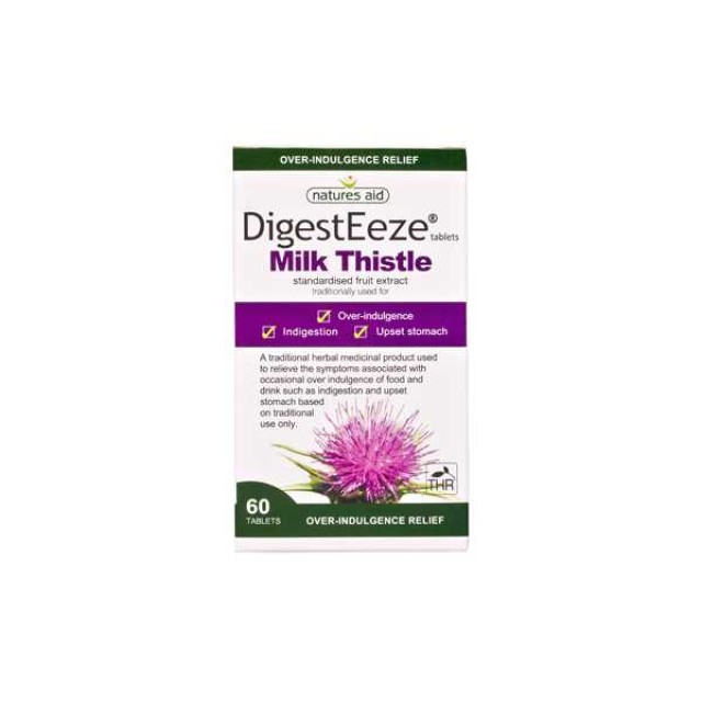 NATURES AID DigestEeze (Milk Thistle) 60 tabs