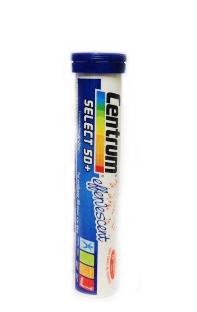 Centrum Select 50+ effervescent 20 αναβράζοντα δισκία