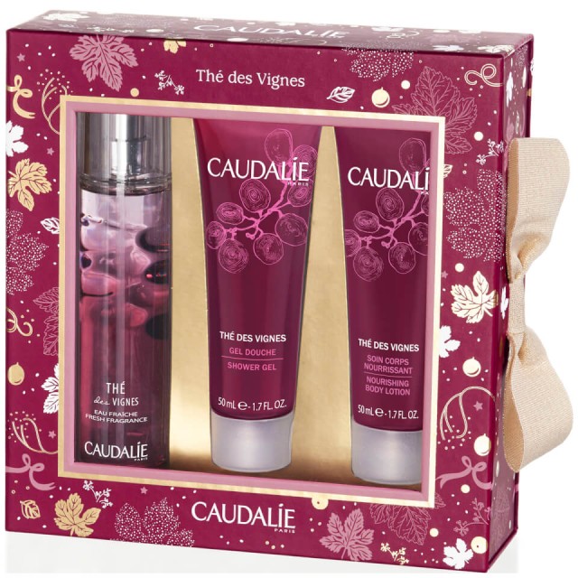Caudalie Promo The des Vignes Fresh Fragrance 50ml & Shower Gel 50ml & Body Lotion 50ml