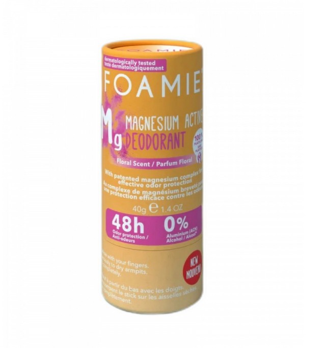 Foamie Solid Magnesium Active Deodorant Floral Scent 40gr