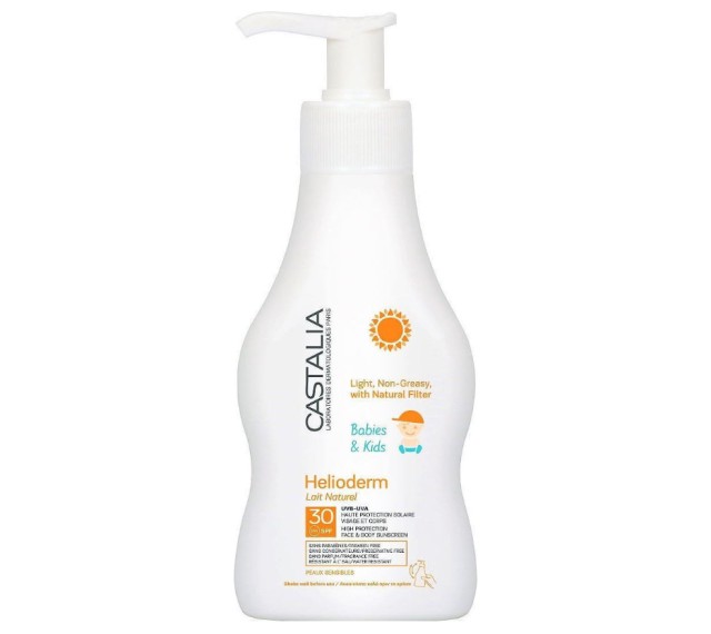 Castalia Helioderm Lait Naturel Babies & Kids Spf30 200ml