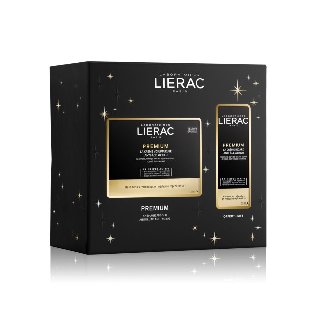 Lierac Set Premium La Creme Voluptueuse 50ml + Δώρο Premium La Creme Regard Anti Age Absolu 15ml