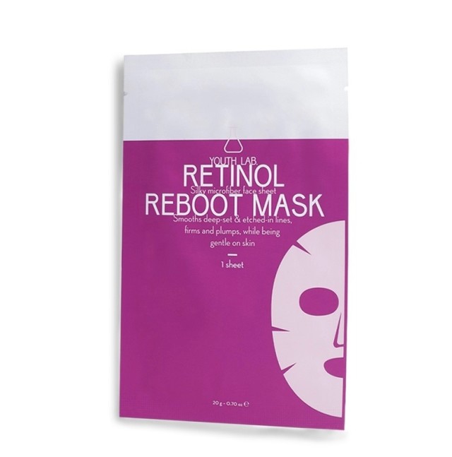 Youth Lab Retinol Reboot Mask -Υφασμάτινη Μάσκα Νυκτός Προσώπου με Ρετινόλη 1τμχ
