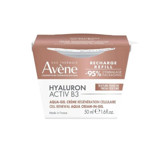 Avene Hyaluron Activ B3 Aqua Gel-Creme Κυτταρικής Αναγέννησης Eco Refill 50ml