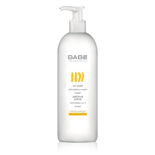 BABE BODY OIL SOAP - ΑΦΡΟΛΟΥΤΡΟ ΕΜΠΛΟΥΤΙΣΜΕΝΟ ΜΕ ΕΛΑΙΑ ΓΙΑ ΞΗΡΟ/ΑΤΟΠΙΚΟ ΔΕΡΜΑ 500ml