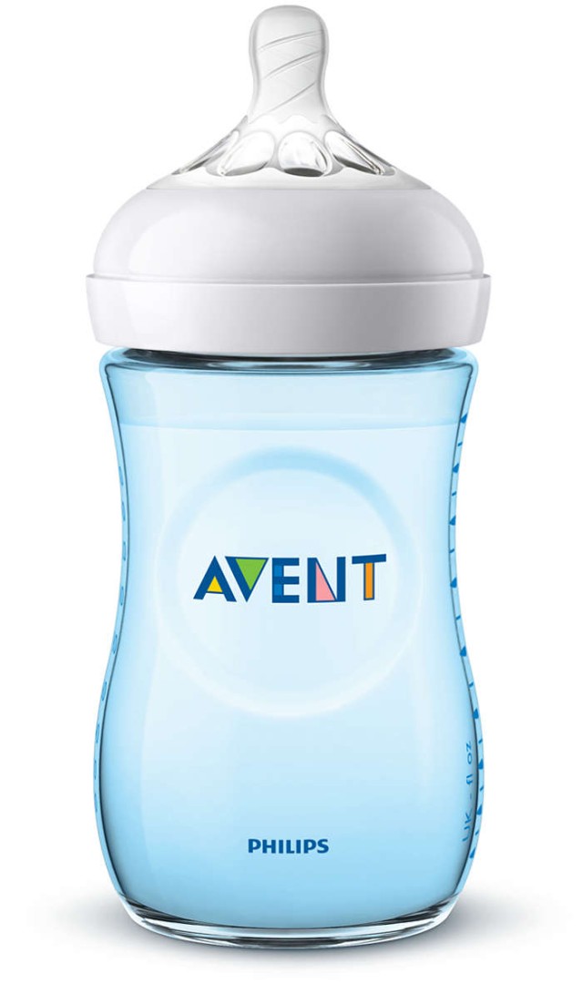 Avent Natural Μπιμπερό 260ml - χωρίς BPA (ΜΠΛΕ) SCF035/17