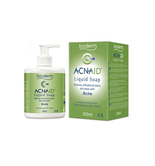 Boderm Acnaid Liquid Soap Υγρό Σαπούνι κατά της Ακμής 500ml