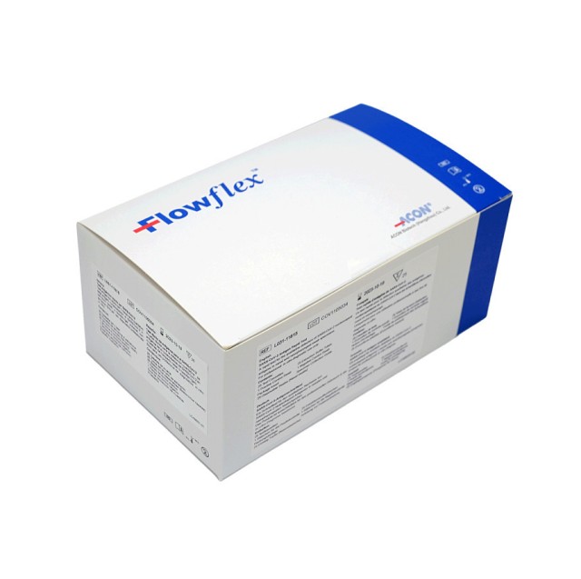 Acon Flowflex SARS-CoV-2 Antigen Rapid Test Τεστ Ταχείας Ανίχνευσης Αντιγόνων Κορωνοϊού με Ρινικό Δείγμα 25τμχ