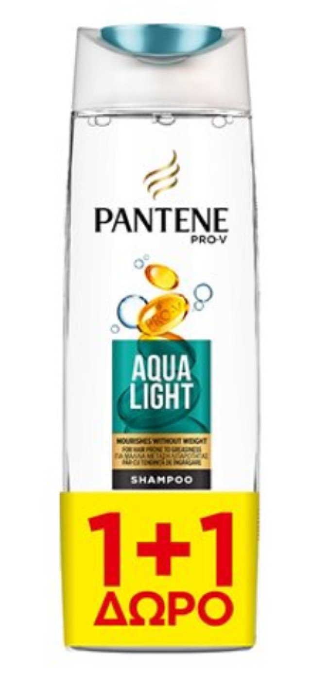 Pantene Pro-V Aqua Light Shampoo 250ml 1+1 Δώρο