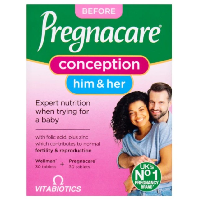 Vitabiotics Pregnacare Him & Her Conception 60tabs