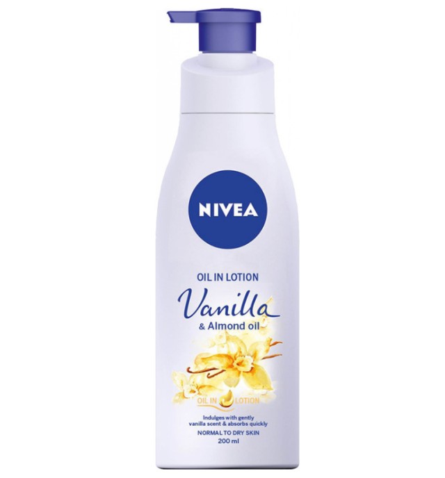 NIVEA Body Oil in Lotion Vanilla & Almond Oil 200ml_ΑΝΤΛΙΑ