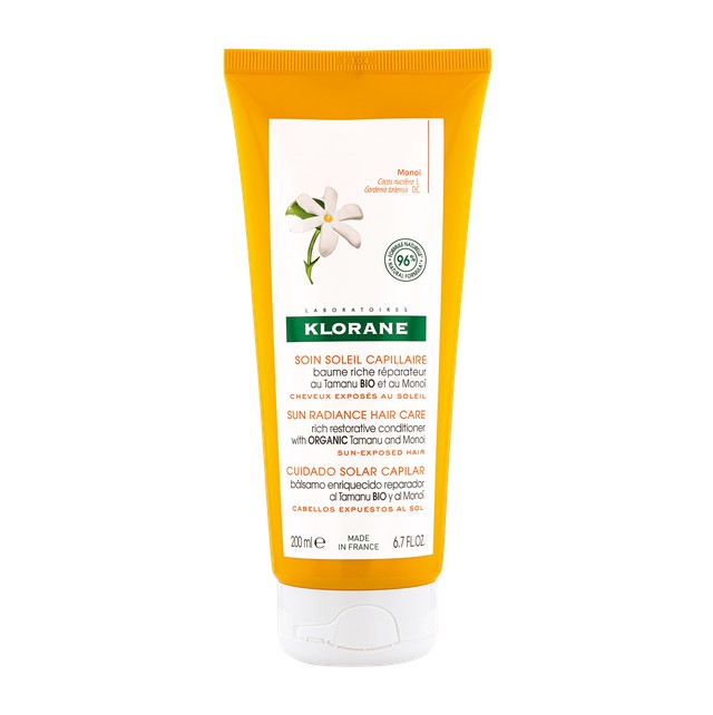 Klorane Sun Radiance Hair Care με Βιολογικό Tamanu και Mονόι 200ml