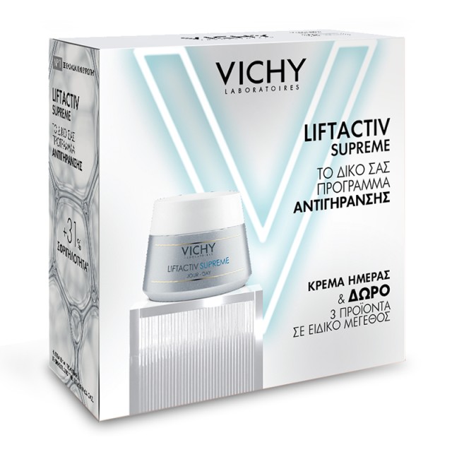 Vichy Set Liftactiv Supreme Day Cream 50ml + Δώρο Liftactiv Night Cream 15ml + Mineral 89 Booster 4ml + Capital Soleil UV-Age Daily 3ml