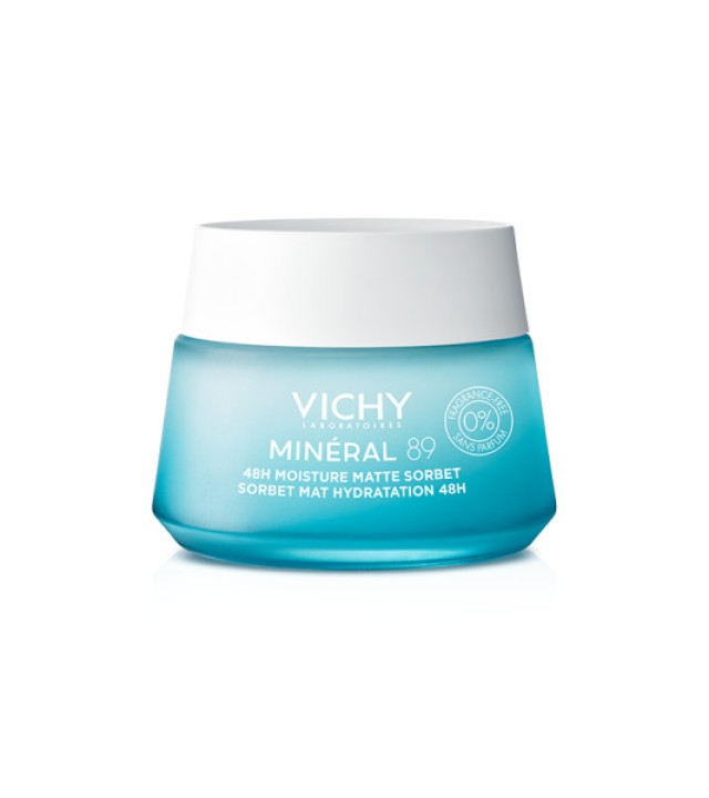 Vichy Mineral 89 Κρέμα Gel Ενυδάτωσης 48H για Λιπαρές Επιδερμίδες 50ml