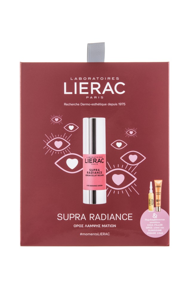 Lierac Set Supra Radiance Eye Radiance Serum 15ml + Cica-Filler serum 10ml + Sunissime fluide SPF30 10ml