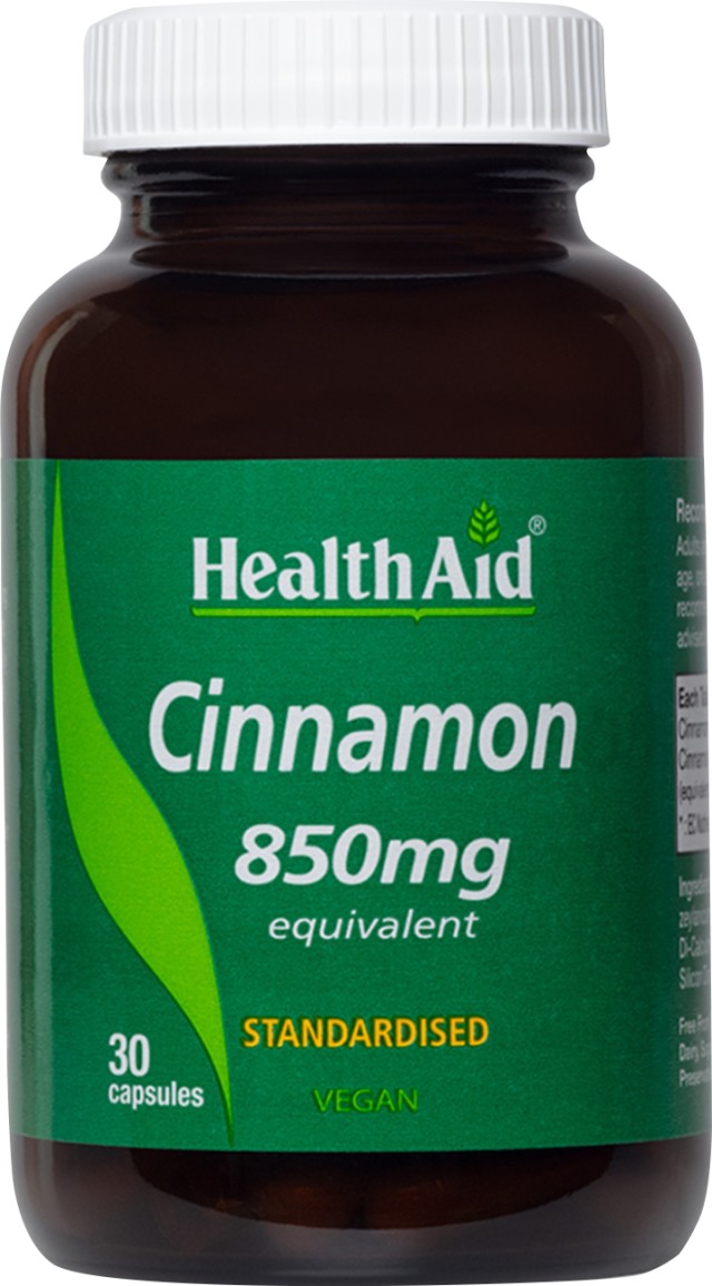 HEALTH AID CINNAMON 850MG 30'S